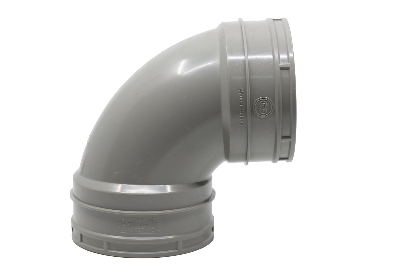 Buy UPVC ELBOW 90ºX4"- BPF Online | Construction Finishes | Qetaat.com